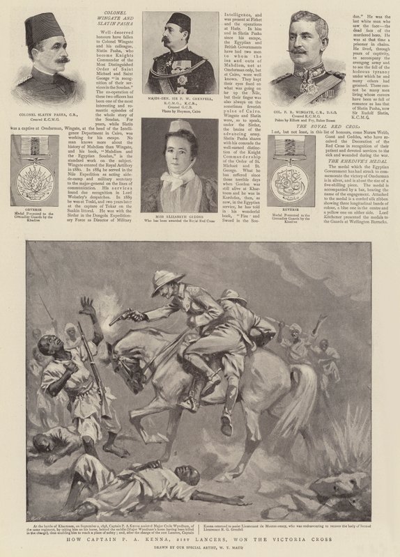 Hvordan kaptajn P A Kenna, 21st Lancers, vandt Victoria Cross af William T. Maud