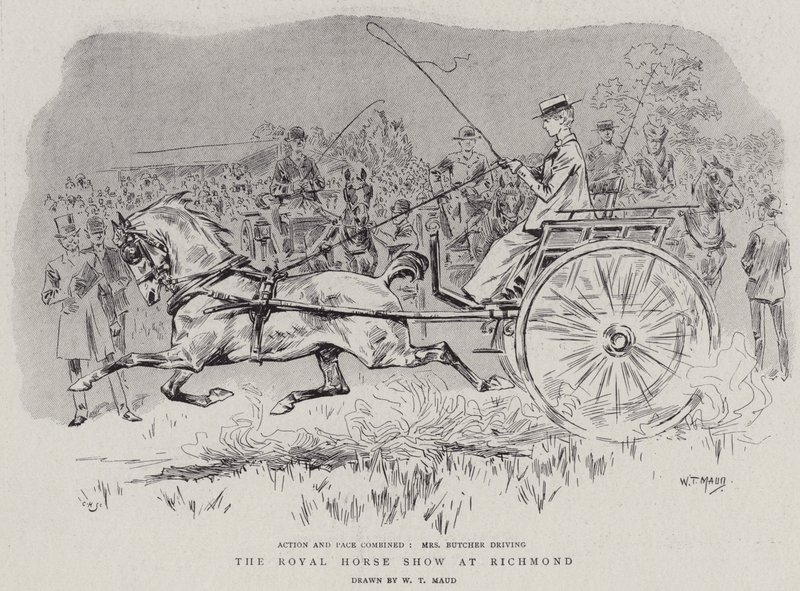 Royal Horse Show i Richmond af William T. Maud