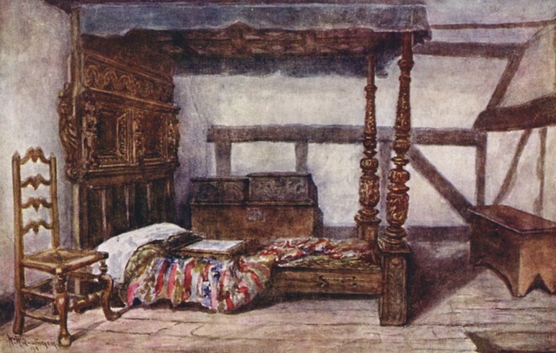 Anne Hathaways Cottage, Stratford-upon-Avon af William W. Quatremain