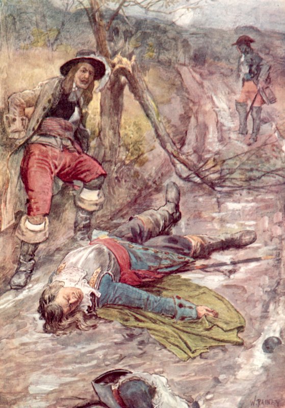 Turennes død af William after Rainey