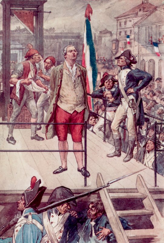 Henrettelse af kong Ludvig XVI af William after Rainey