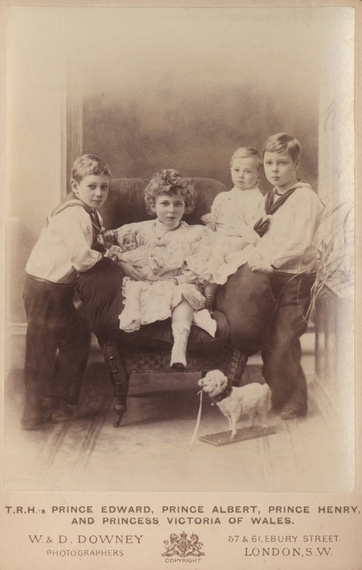 Prins Edward, Prins Albert, Prins Henrik og Prinsesse Victoria af Wales af William and Daniel Downey