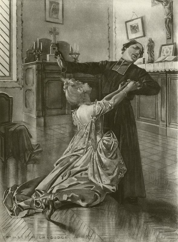 Manon, akt III scene iii (dybtryk) af William de Leftwich Dodge