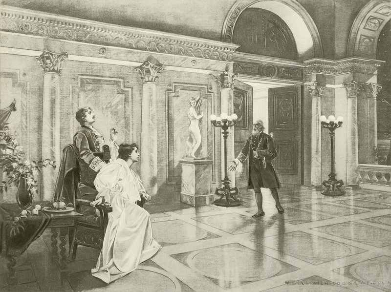 Mignon, akt III scene viii (dybtryk) af William de Leftwich Dodge