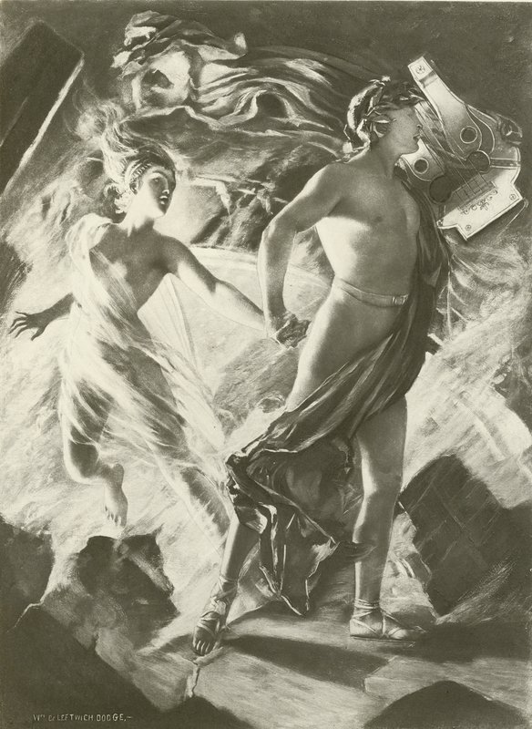Orpheus og Eurydice, akt IV scene i (dybtryk) af William de Leftwich Dodge