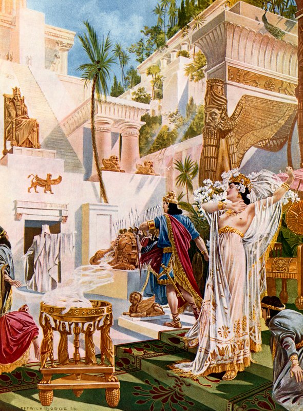 Semiramide, Akt I scene xi af William de Leftwich Dodge