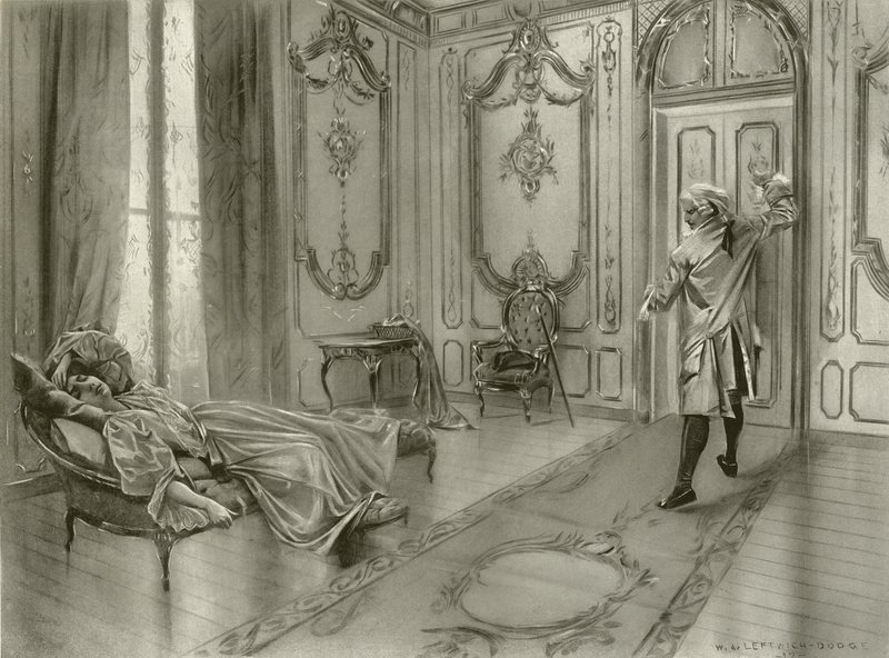 Figaros ægteskab, 1. akt scene ix (dybtryk) af William de Leftwich Dodge