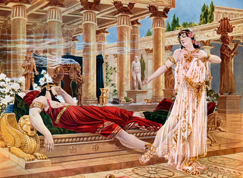 Dronningen af Saba, akt IV scene x af William de Leftwich Dodge