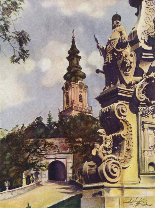Nyitra-katedralen, Tjekkoslovakiet af after A. Langfier