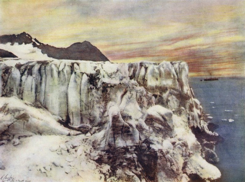Spitzbergen, Udsigt over Rocky Coast af after A. Langfier