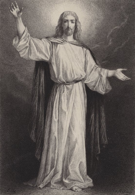 Jesus Kristus af after Albert Robida