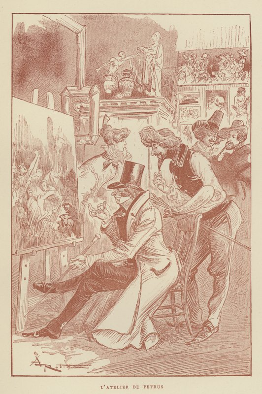 LAtelier De Petrus af after Albert Robida