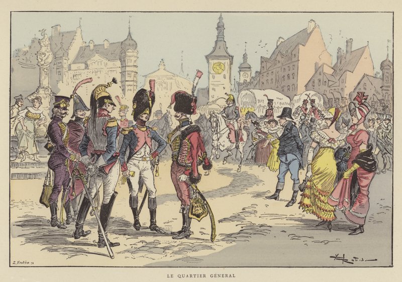 Generalkvarteret af after Albert Robida