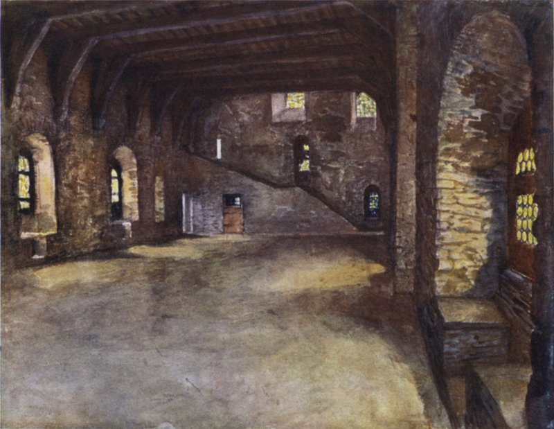 Banketsalen, Chateau des Comtes, Gent af after Amedee Forestier