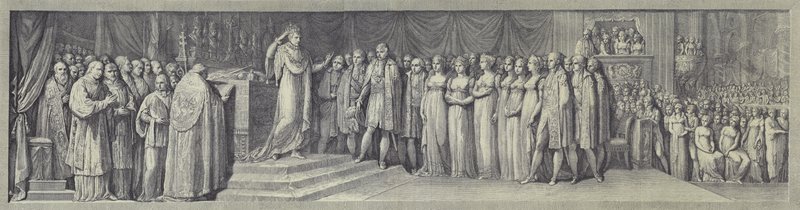 Kroning af Napoleon som konge af Italien i Milanos katedral, 23. maj 1805 af after Andrea Appiani the Elder