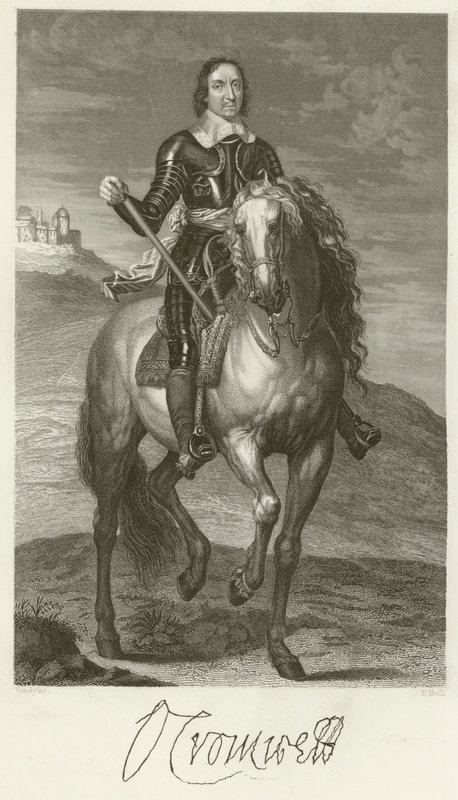 Oliver Cromwell af after Anthony van Dyck
