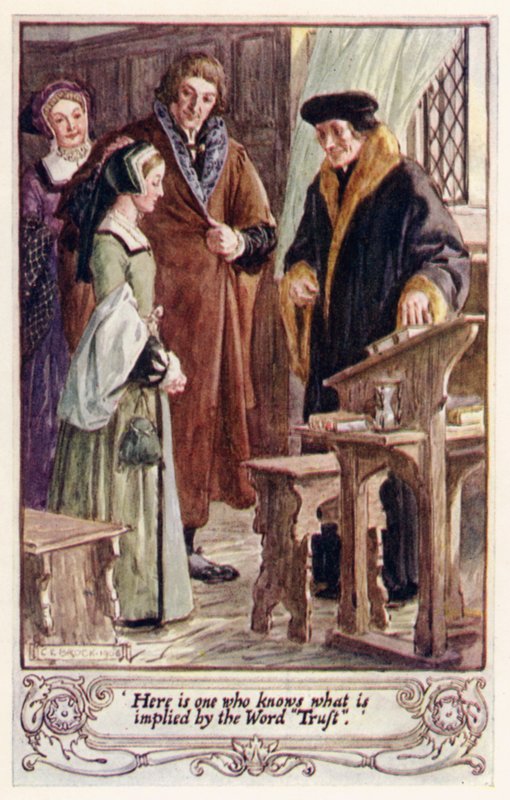 Her er en, der ved, hvad ordet Tillid indebærer af after Charles Edmund Brock