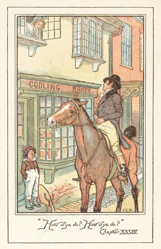 Illustration til Jane Austens Emma af after Charles Edmund Brock