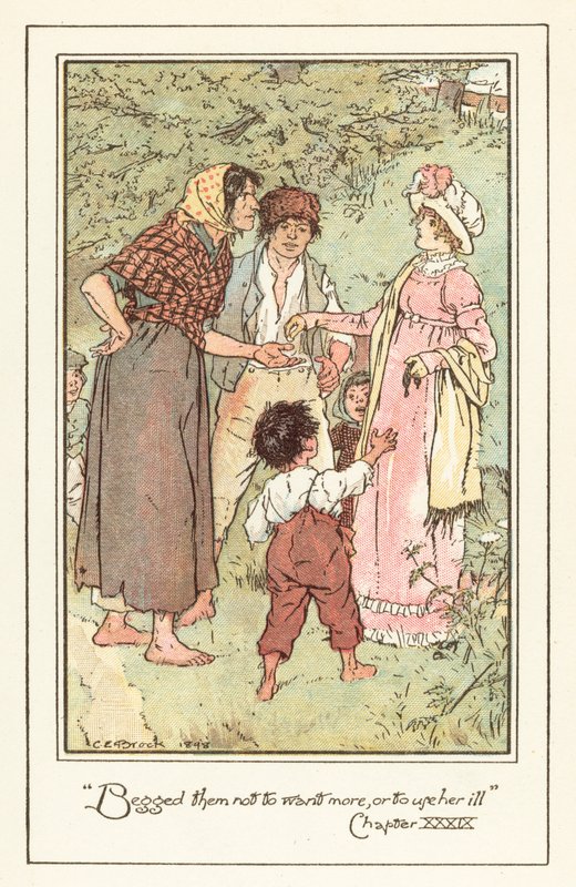 Illustration til Jane Austens Emma af after Charles Edmund Brock