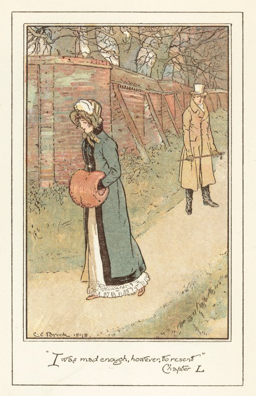 Illustration til Jane Austens Emma af after Charles Edmund Brock