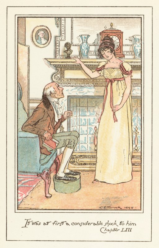 Illustration til Jane Austens Emma af after Charles Edmund Brock