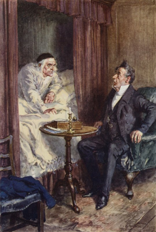 Illustration til Martin Chuzzlewit af after Charles Edmund Brock