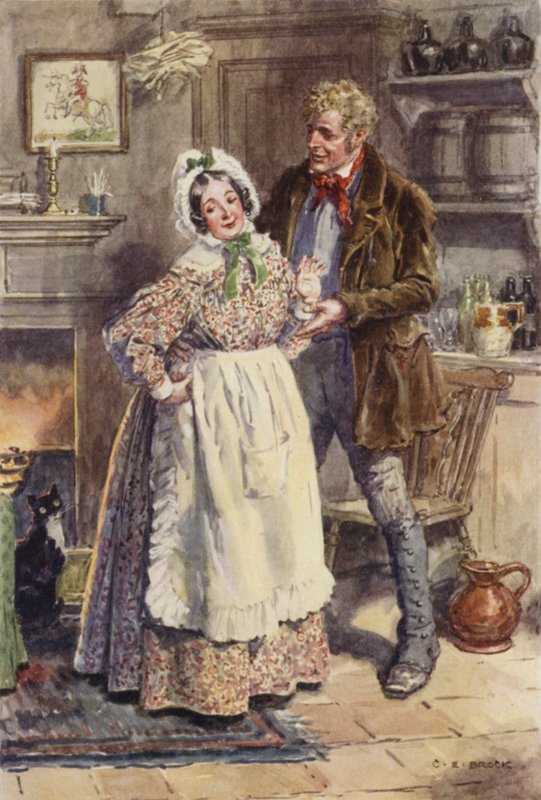 Illustration til Martin Chuzzlewit af after Charles Edmund Brock