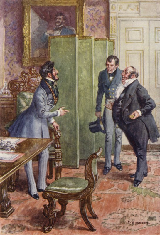Illustration til Martin Chuzzlewit af after Charles Edmund Brock