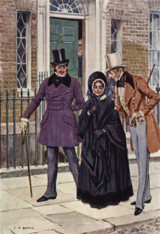 Illustration til Nicholas Nickleby af after Charles Edmund Brock