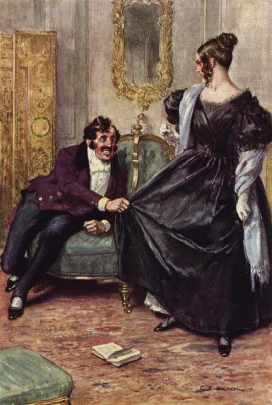 Illustration til Nicholas Nickleby af after Charles Edmund Brock