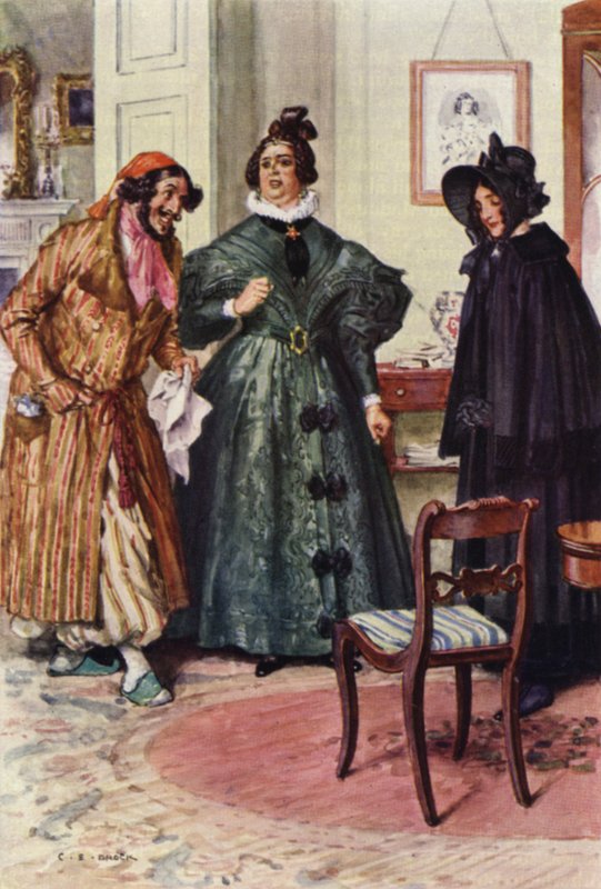 Illustration til Nicholas Nickleby af after Charles Edmund Brock