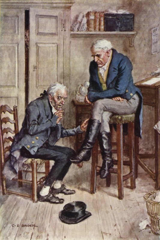 Illustration til Nicholas Nickleby af after Charles Edmund Brock