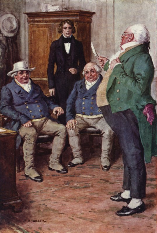Illustration til Nicholas Nickleby af after Charles Edmund Brock