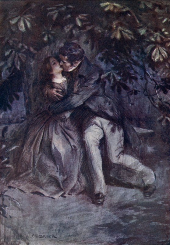 Mr Rochester erklærer sin kærlighed af after Charles Edmund Brock