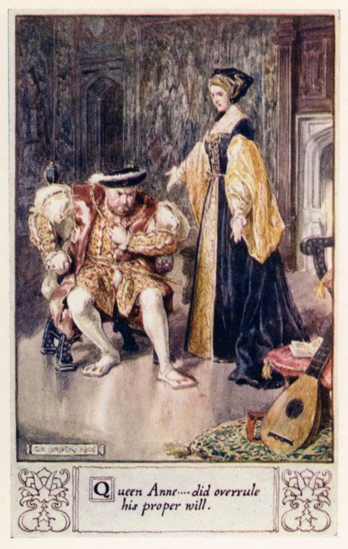 Dronning Anne, tilsidesatte hans rette vilje af after Charles Edmund Brock