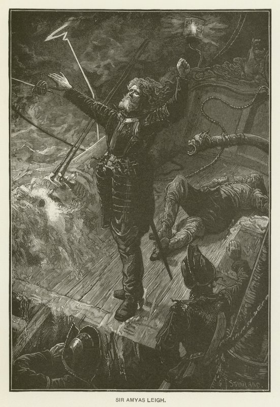 Sir Amyas Leigh af after Charles J. Staniland