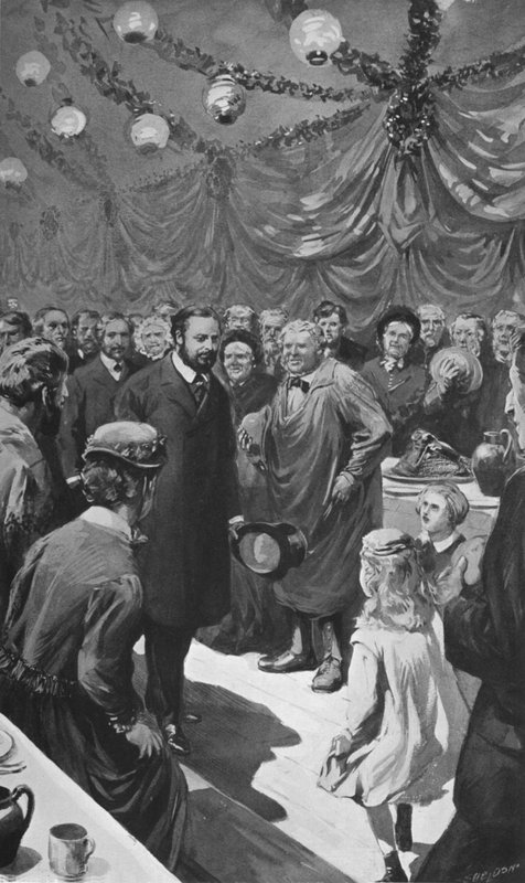 Christmas Doles i Sandringham af after Charles Mills Sheldon