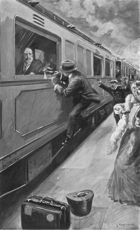Sipidos angreb på kong Edward i Bruxelles, 4. april 1900 af after Charles Mills Sheldon