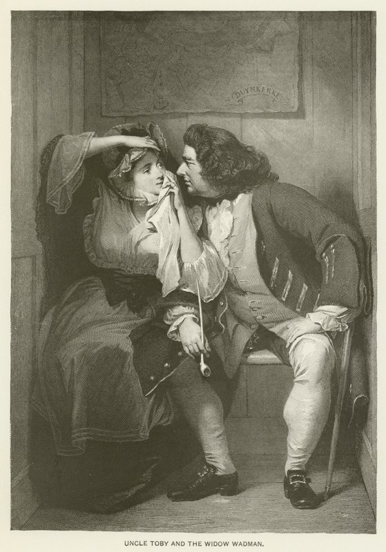 Onkel Toby og enken Wadman af after Charles Robert Leslie