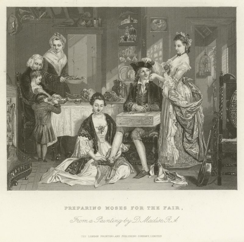 Forbereder Moses til messen af after Daniel Maclise