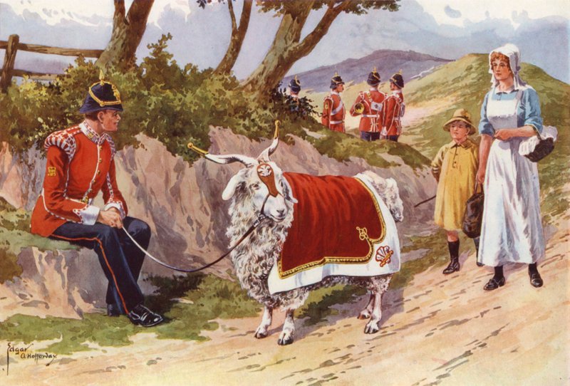 Billy, kælegeden fra det walisiske regiment af after Edgar Alfred Holloway