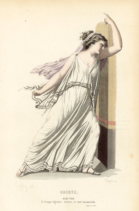 Orestes, Electra af after Edmond A.F. Geffroy