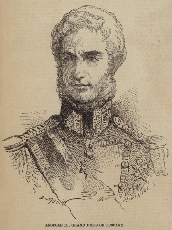 Leopold II, storhertug af Toscana af after Edmond Morin