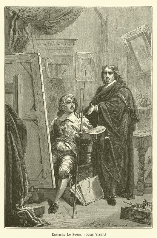 Eustache Le Sueur, Louis Vitet af after Emile Antoine Bayard