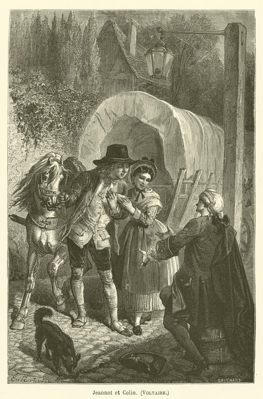 Jeannot og Colin, Voltaire af after Emile Antoine Bayard