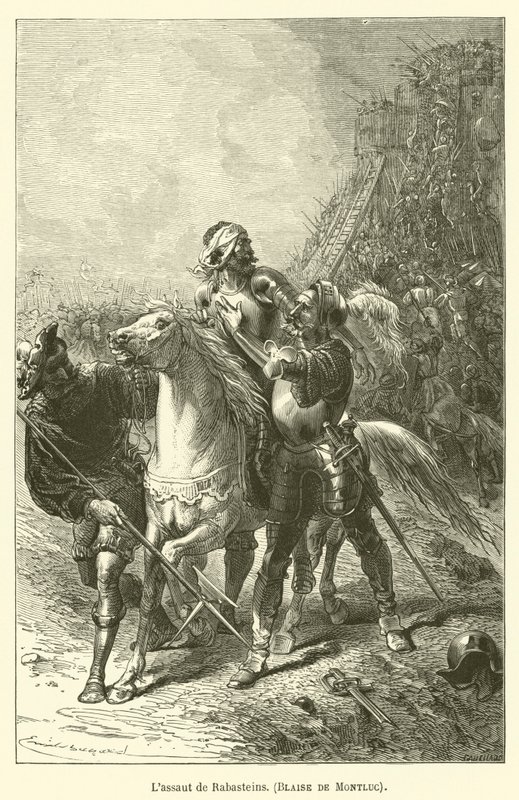 Lassaut de Rabasteins, Blaise de Montluc af after Emile Antoine Bayard