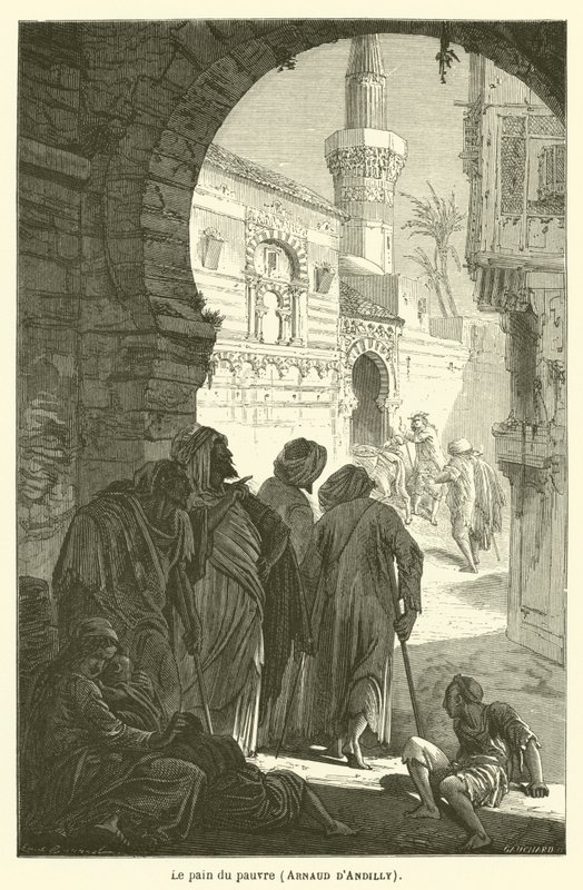 Den stakkels brød, Arnaud dAndilly af after Emile Antoine Bayard