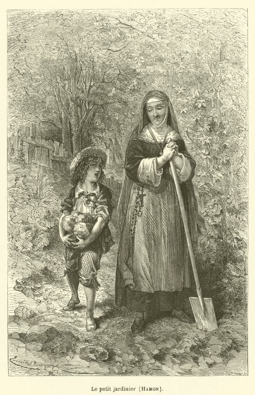 Den lille gartner, Hamon af after Emile Antoine Bayard