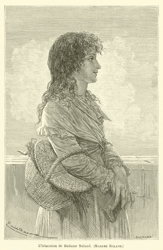 Sted Dag Madame Roland, Madame Roland af after Emile Antoine Bayard