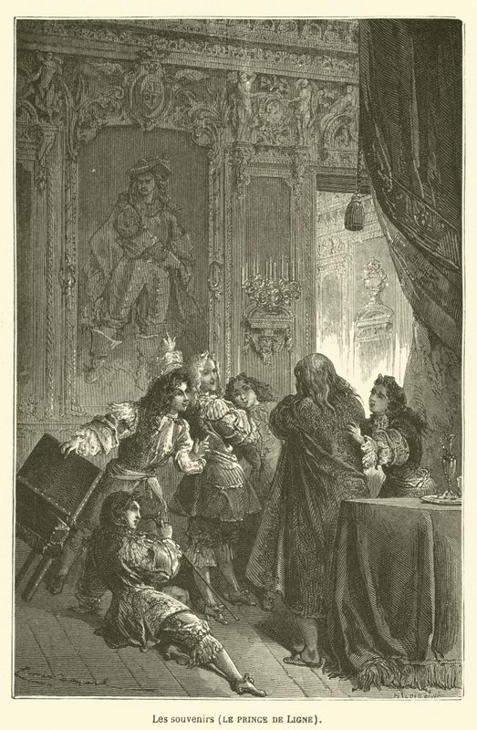 Minderne, prinsen af ​​Ligne af after Emile Antoine Bayard